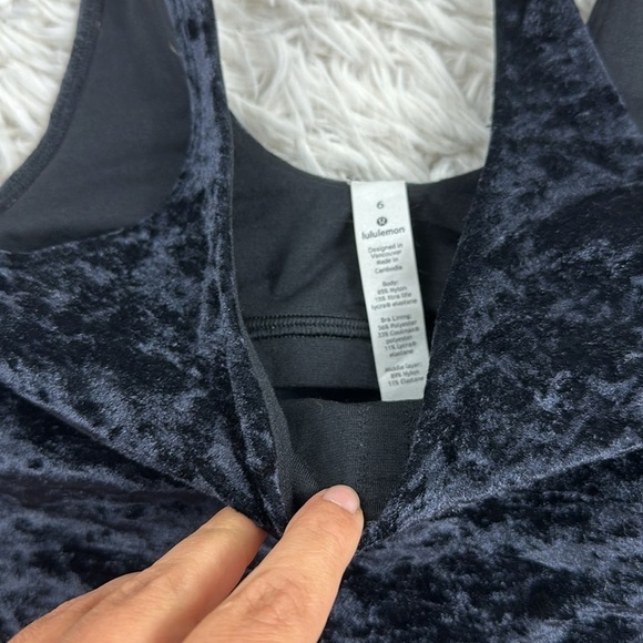 Lululemon Align Tank *Crushed Velvet Black - Picture 2 of 5